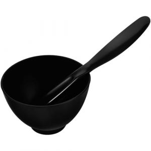 Générique Bol Mélangeur pour Masque Facial en Silicone Bâtonnet 19 CM Kit D’Outils pour Masque Fait Maison Usage Professionnel et Voyage de Beauté Doux et Léger (CLACKUI, neuf)