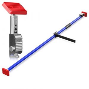 3-H Etai Telescopique Reglable 1pcs, Extensible de 148 &agrave; 280 cm, Barre de Calage R&eacute;glable avec Barre de S&eacute;paration Stabilisatrice pour Pick-up, SUV, Camions,Remorque, Fourgonnette,Bleu (IGLAMOUR STORE, neuf)