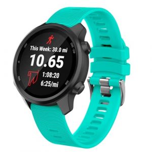 ISABAKE Bracelet de rechange en silicone souple pour montre intelligente Venu Sq GPS Forerunner 245/245, Fenix 6s 20 mm - Bracelet confortable pour Vivoactive 3 Music/HR Forerunner 645 Music (Isabake, neuf)