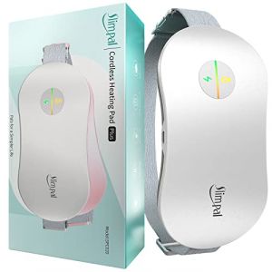 Slimpal Ceinture Chauffante Regle Douloureuse, Ceinture Menstruelle Chauffante, Ceinture Chauffante électrique, Jusqu'à 8 Heures de Travail Constant, Cadeaux Pour Femmes et Filles, Blanc (Simply Fitness, neuf)