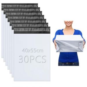 XRXYMQ 30 Pi&egrave;ces Pochette Envoie Colis Vinted 40x55 cm Emballage Colis Vinted Enveloppe Plastique ExpeditionSac Sac Envoie pour Textiles et Bo&icirc;tes &agrave; Chaussures (yangmeiqiao, neuf)
