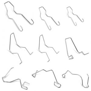 MOLZINY 9pcs Pinces &agrave; Ressort de Retenue D'ampoule Support de Clip Retenue d'ampoule de Phare Voiture Clip de Ressort de Retenue de Phare Phare D'immersion Faisceau de Croisement pour H1/H3/H4/H7 (gaojiegao, neuf)