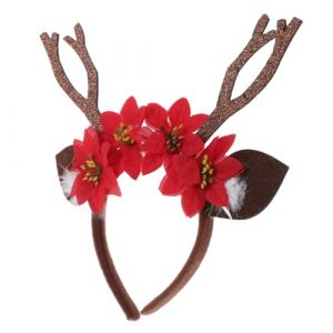 Veemoon Serre-t&ecirc;te Renne Oreilles de Renne pour No&euml;l D&eacute;guisement Serre-t&ecirc;te Oreilles de Chien Vache Adulte (hagan panting, neuf)