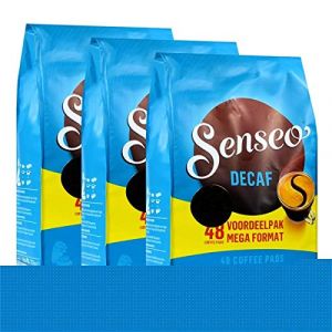 Senseo D&eacute;caf&eacute;in&eacute;, Nouveaux Design, Lot de 3, 3 x 48 Dosettes de Caf&eacute; (AbcMarket, neuf)