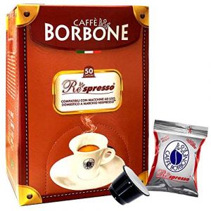 Caffè Borbone Nera Blend - 50 Capsules de café compatibles Nespresso® Espresso Italien Made in Naples (Olico.it, neuf)