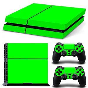 Mcbazel Autocollant antidérapant Autocollant en Vinyle Peau Couverture Plaques adhésives Autocollantes pour PS4 d'origine uniquement (pas pour PS4 Slim / Pro) Green (InniSpec, neuf)