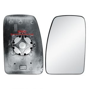 R&eacute;troviseur ext&eacute;rieur gauche de rechange en verre chauff&eacute; avec plaque arri&egrave;re pour Renault Master Opel Movano Nissan NV400 Primastar 2006-2024 (85 mm gauche (LH) c&ocirc;t&eacute; conducteur) (COMMERCIAL VEHICLE LIGHT AND MIRROR, neuf)