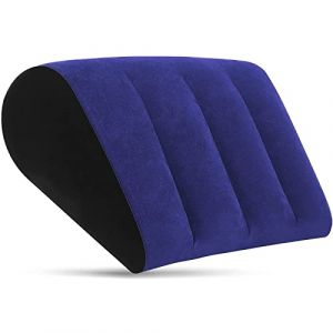 Magguta 3-5 Jours pour Arriver Oreiller Gonflable Bleu Simple Coussin pour Si&egrave;ge et Dossier pour la Posture de Yoga Soulage la Douleur et la Pression du Dos Coussin Oreiller Lombaire (Bleu) (EcoHomeclean, neuf)