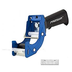 Prosun Pistolet Dévidoir de Ruban Adhésif 50mm (2 Pouces), Dévidoir Manuel pour ruban adhésif d'emballage, TG01, Bleu (Y-Nut EU, neuf)
