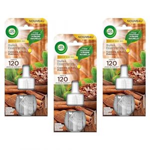 Air Wick Lot de 3 Recharges électriques de parfum aux huiles essentielles - Cannelle (Stock Bureau Maison Bien-être, neuf)