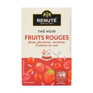 Thé noir aux fruits rouges - 20 sachets - Boîte 32g (Toilinux, neuf)
