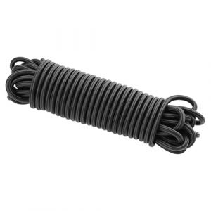 QWORK&reg; Corde &Eacute;lastique 5mm x 10m Noire - R&eacute;sistante, Imperm&eacute;able & Extensible pour B&acirc;ches et Tentes (shavinglikes, neuf)