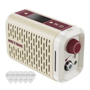 HOTONE Mini Amplificateur de Mod&eacute;lisation Multifonction BT Guitare Basse IR Enceintes avec Multi FX Application Mobile Pulze Mini AP-5 (VOLKTONE, neuf)