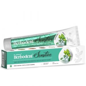 Herbodent&reg; Sensitive Dentifrice &ndash; 185 g Lot de 1 | R&eacute;paration de l'&eacute;mail et protection des cavit&eacute;s, sans fluorure, soins sensibles avec bain de bouche naturel et herbes fortifiantes des gencives (Fast Media Ships From USA, neuf)
