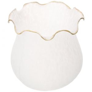 Alipis Abat-Jour En Verre En Forme De Cloche Remplacement Abat-Jour En Verre Tulipe Lampe De Lys Remplacement Fleur Abat-Jour Pour Ventilateur De Plafond Lumière Lustre Applique Murale (Calloway Pagan, neuf)