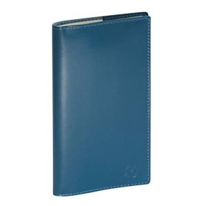 Exacompta 178622E - Agenda semainier de poche Espace 17 Volga - 17,5 x 9 cm - Janvier &agrave; d&eacute;cembre 2026 - Coloris bleu canard (Stock Bureau Maison Bien-&ecirc;tre, neuf)