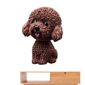 dzqad Chien De Voiture Qui Bouge La Tete - Jouet Tableau De Bord D&eacute;coration, Interieur Figurine Animaux Chien, D&eacute;coration D'int&eacute;rieur Voiture, Chiot Voiture Ornement, pour Voiture V&eacute;hicule Bureau (dzqad, neuf)