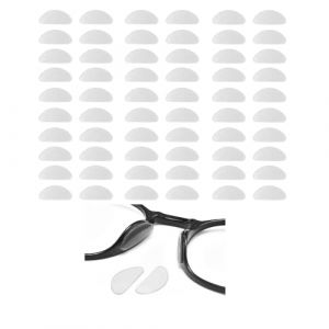 LifgWas 15 Paires Coussinets de Nez en Anti Glisse Lunettes Silicone - Plaquettes de Nez Adh&eacute;sives pour Lunettes de Vue et Lunettes de Soleil - &Eacute;paisseur 1mm - Confortables et Adjustables (SongFeiX, neuf)