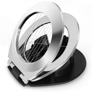CRESZZLE Coupe oeuf à la coque, coupe oeuf - Outil de découpe 2-en-1 pratique en acier inoxydable de haute qualité (adapté au lave-vaisselle). (Moxcity Store, neuf)