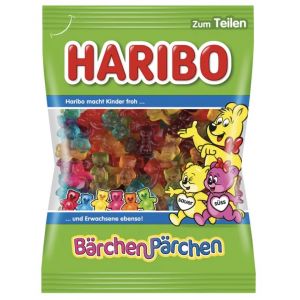 Bärchen Pärchen Gummies - Bonbons gélifiés en forme d'oursons assortis aux saveurs fruitées, parfaits pour les partager - Compatible avec Haribo (PAStation, neuf)