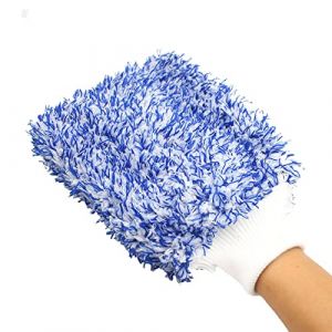 G&eacute;n&eacute;rique Wash Gant Auto Detailing,Gant de Lavage en Microfibre Double Face pour Le Nettoyage de Voiture - Gants de Lavage en Microfibre, Peut contenir des tonnes d'eau savonneuse pour Un (flowwer, neuf)