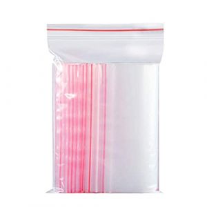 100 Sachets Zip Plastique Transparent,Sac Congelation Zip, Sachet zip reutilisable, Pochon Refermable, Ziplock congélation, Ziplock Bags Organisation 14x20cm (ARTHOM, neuf)