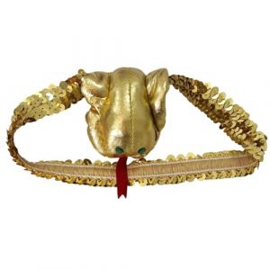 Watreketal Serre-tête doré cool à paillettes pour fille - Serre-tête pour Halloween - Serpent égyptien (Xuanlang Trading, neuf)