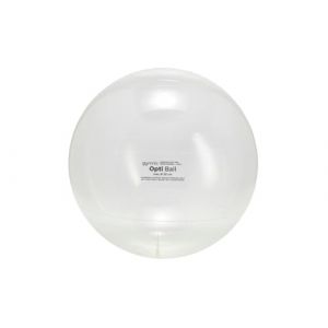 GYMNIC Opti Ball Ballon Gonflable Transparent Ø 55 cm, pour la physiothérapie et la rééducation, idéal pour Les Exercices posturaux, Le Pilates et Les activités motrices avec contrôle visuel (HD PHYSIOTECH, neuf)