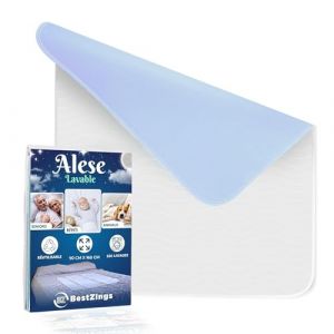BestZings - Alese 160x200 - Alaise 160 x 200 imperméable - Alese 140x190 - Aleze Protege Matelas 140x190 Impermeable Bonnet 30 cm - Couvre et protège-Matelas - Alese Lavable Adulte 160x90 (MULTITIENDA SAN ROQUE SL, neuf)