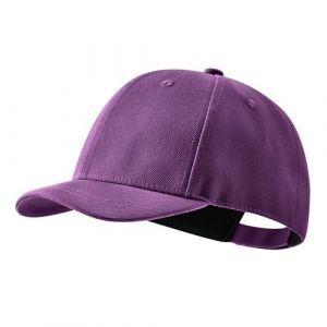 CLAPE Mode Court Bord Coton serg&eacute; Cap Sports de Plein air Casquette de Baseball Anti Transpiration Cr&egrave;me Solaire Solide Trucker/Baseball Style Chapeau, Violet, Purple CRT0 (CLape, neuf)