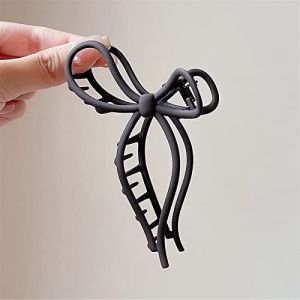 Pinces à cheveux, pinces à griffes, pinces à griffes, pince à cheveux, pince à requin, pince à cheveux creuse de couleur unie for femme, pince à cheveux rétro géométrique en forme de crabe, pince à ch (BcaiBg, neuf)
