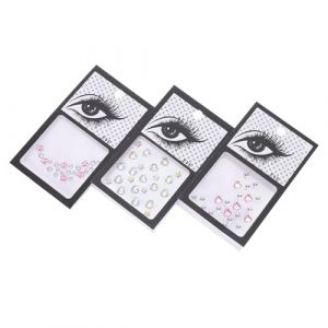 BESTYASH 3ensembles Autocollants Pour Coins Des Yeux Pour Visage Décorations De Manucure Autocollants Pour Visage (Feast of Yan, neuf)