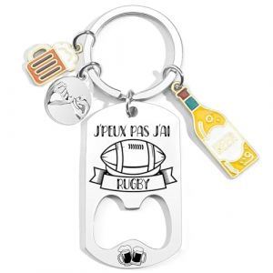 VZIUYTRE Cadeau Fan de Basket Coach Porteclef D&eacute;capsuleur Original Porteclef Personnalis&eacute; pour Basket Chasseur Football Golfeur Motard P&ecirc;cheur Cycliste Rugby BOXE JUDO TENNIS Cadeau (3) (pingxiangshiyangkaidianzishangwuyouxiangongsi, neuf)