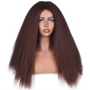 Naturelle Perruque Perruque Longue Perruque Afro Perruques Pour Les Femmes Noires Perruque De Cheveux Naturels Perruque De Cheveux Raides Perruque Synthétique Perruque Naturelle Cheveux Naturel (yizhishizizaichuangtou, neuf)