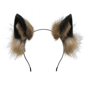Serre Tete avec Oreilles de Renard, Serre-tête Oreilles de Chat Oreille de Chat Serre Tete Bandeau Oreilles De Renard en Peluche Mignon pour Costume de Cosplay D’Halloween Cosplay de Fête (4845966456652656456, neuf)