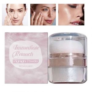 Surligneur du corps, poudre chatoyante pour le visage,Bodylighter paillette éminent poudre de poudre - 3G CONTOURNING CLAVILE GLOW Stick avec une tête éponge pour les yeux (rentian, neuf)