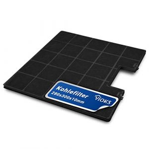 VIOKS Filtre à charbon actif pour hotte aspirante 300 x 280 mm Compatible avec les filtres Gorenje 180177, 322147 (vioks-de, neuf)