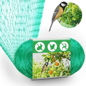 Filet Anti Oiseaux 6X10m, Filet de Jardin, Filet de Protection, Filet Anti Pigeon, Protèger Les Plantes, Les Fruits, Les légumes, Maille Fines de 2 x 2 cm, Vert (Avagiaforu Direct, neuf)