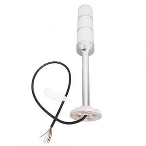 ZJchao Tour Lumineuse Signalisation Industrielle, Colonne Alarme Lumineuse Sonore 3 Couches, Lampe Avertissement LED Atelier Usine DC24V, ABS Qualit&eacute; (Nisinet, neuf)