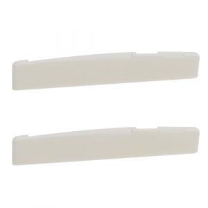 OTOTEC Lot de 2 chevalet en os de bœuf pour guitare folk classique 76 x 3 x 13 mm Blanc (Flashice, neuf)