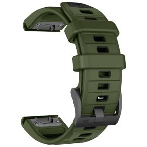 MYSNBKN 22mm Quick Fit Bracelet pour Fenix 8 47mm/Epix Pro 47mm/Fenix 7 Pro/Fenix 7/Fenix 6 Pro/Fenix 6/Fenix 5/Fenix EPIX Gen2, Forerunner965/955/945/935/Approach S62 (MYSNBKN-FR, neuf)