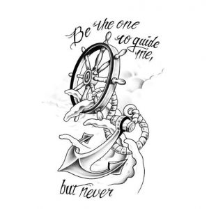 3 pcs bateau gouvernail Herbal tatouage autocollant imperm&eacute;able &agrave; l'eau longue dur&eacute;e bras semi - permanent jambes (JM LIFE, neuf)