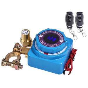 Disjoncteur De Batterie, 12v/24v 250a Disjoncteur De Batterie T&eacute;l&eacute;command&eacute; Sans Fil, Coupe Circuit Batteries, Interrupteur D'arr&ecirc;t Automatique, Coupe Batteries Voiture Disjoncteurs Pour Voiture Camion (IKSETERATA, neuf)