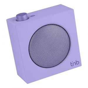 T'nB - Enceinte Bluetooth Rainbow Cube, Son Clair et &Eacute;quilibr&eacute; 5 W, Autonomie 10 H, TWS St&eacute;r&eacute;o, Radio FM, Carte Micro SD, Entr&eacute;e Jack 3,5 mm, Format Compact 10 x 10 cm - Violet Lilas (T'nB, neuf)