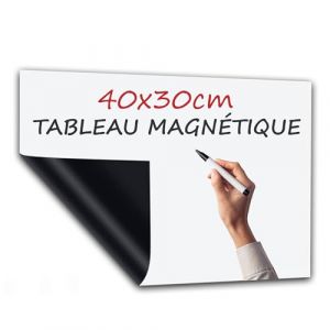 PREVIS Tableau Blanc Effacable Adh&eacute;sive Mural 40x30cm - White Board Adhesif - Film Adh&eacute;sif - Rouleau - Ardoise Effacable - Id&eacute;al pour Bureau, Maison & Enfant, To do List (PREVIS, neuf)
