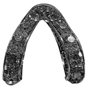 VILLCASE Pince &agrave; Cheveux pour Queue de Cheval en Alliage Strass Clip &agrave; Griffe Noire pour Cheveux Fins et &Eacute;pais Accessoire Coiffure &Eacute;l&eacute;gant pour Femme Maintien S&ucirc;r et Compact (Farrar Fae, neuf)