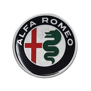 Autocollant 3D Alfa Romeo Logo, 48 mm (Motorstile, neuf)