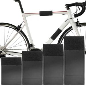YIWONFU 4 PCS Protection Cadre Velo Carbone, Protection pour Cadre de Vélo Thule, Protection Cadre VTT en Néoprène pour VéLos électriques, VéLos de Course, Vélos de Route, VéLos de Voyage (S+M+L+XL) (zhiyi-eu, neuf)