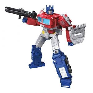 Transformers Generation War for Cybertron - Robot Leader Optimus Prime - 17,5cm - Jouet Transformable 2 en 1 (Importtoys_1, neuf)