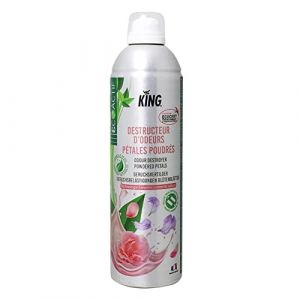 KING - Destructeur d'odeur Ecocert Pétales poudrées 400ml (LPER, neuf)